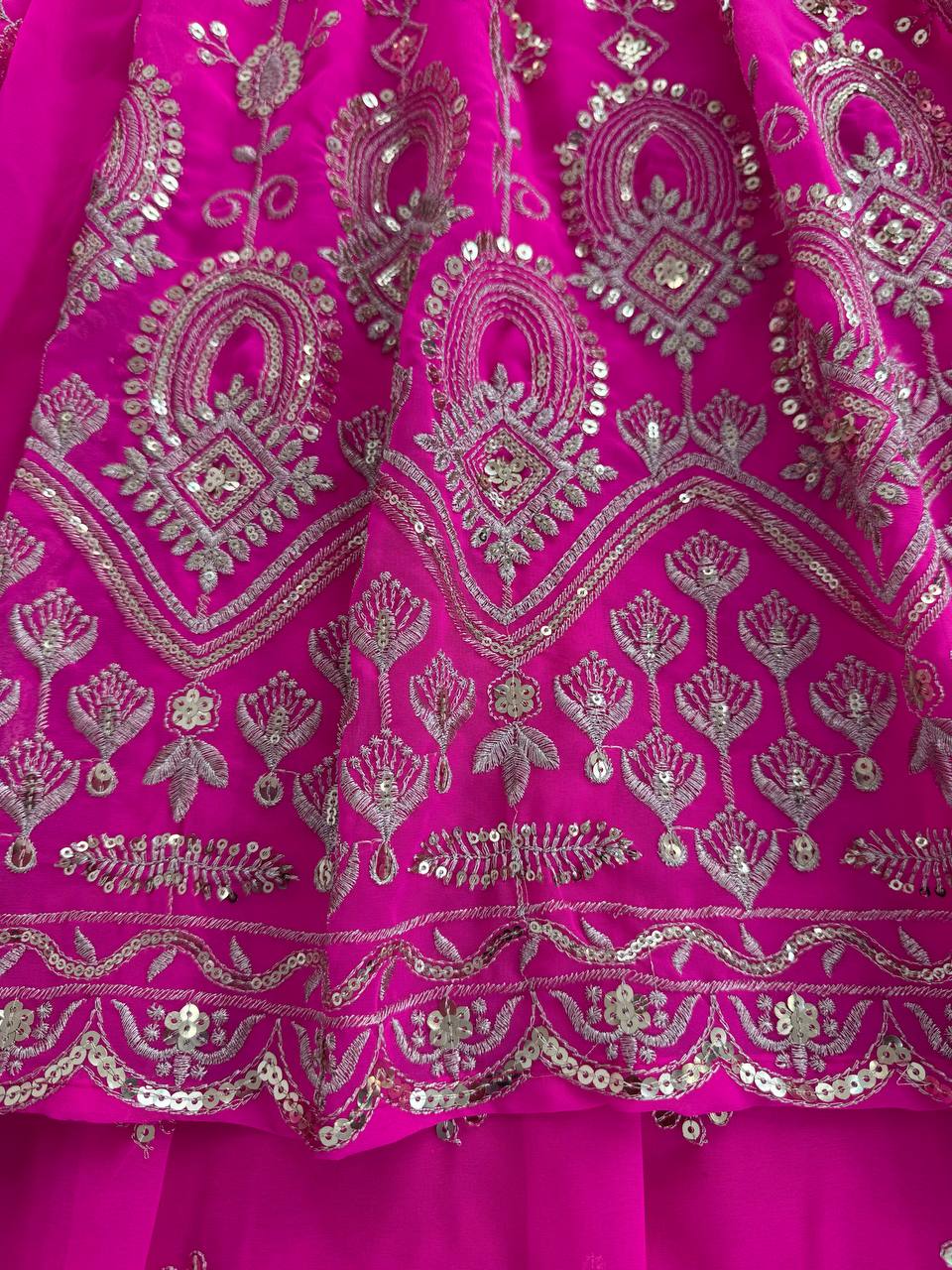 Pink Embroidered Bridal Lehenga